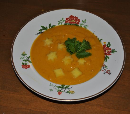 Vegan Mango Carrot Soup Pictures, Images and Photos