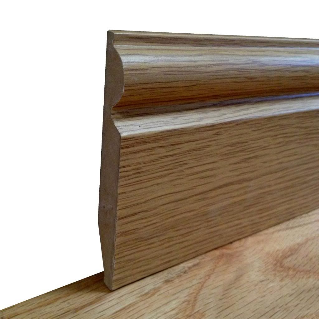 Antique Oak Effect Laminate Solid Wood Flooring Skirting Board