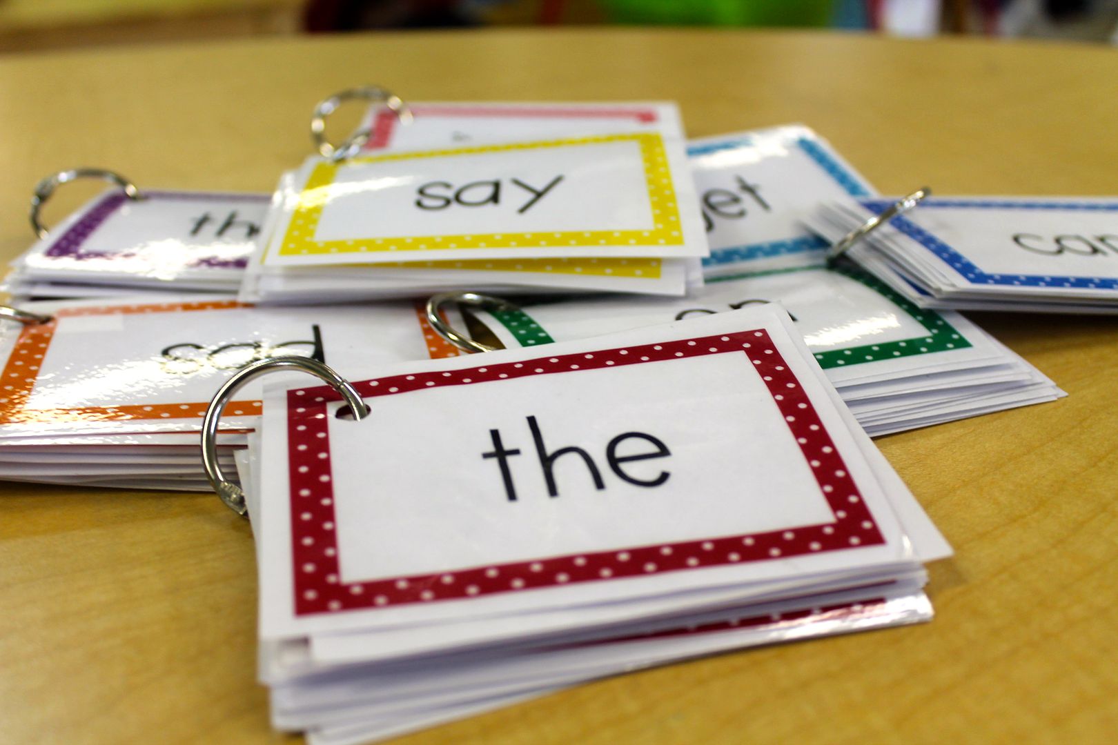 Use colors to divide your sight word list into smaller, more manageable groups! 