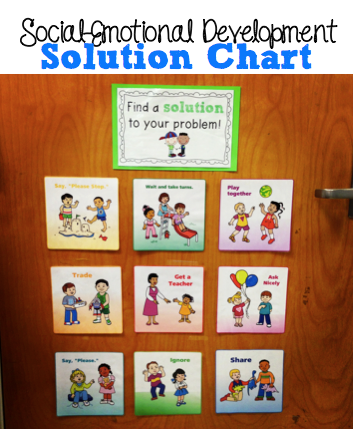 Teaching social-emotional skills using a solution chart!