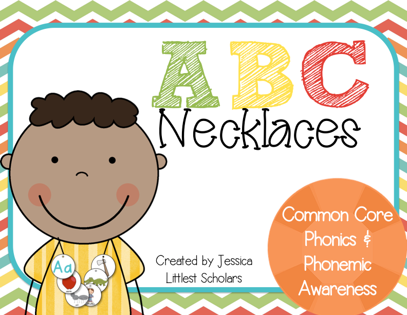 ABC Necklaces....hands-on way to teach letters and sounds! $3