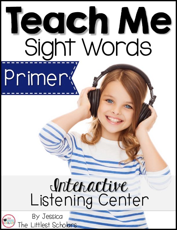 This Dolch Primer interactive listening center teachers students all about sight words! 