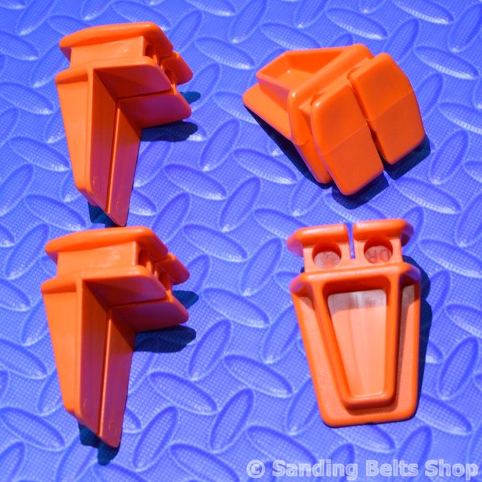 SET 4 BRICKIES LINE BLOCKS 4 PLASTIC L SHAPED CORNER BLOCKS BRICK