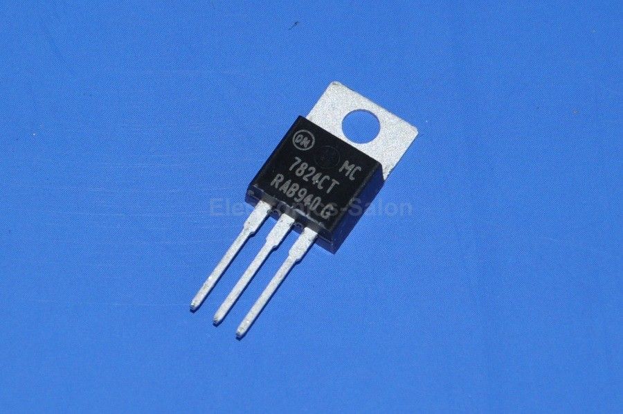 5x ON-Semi 7824 IC, Positive 24V Voltage Regulator, MC7824CT | eBay