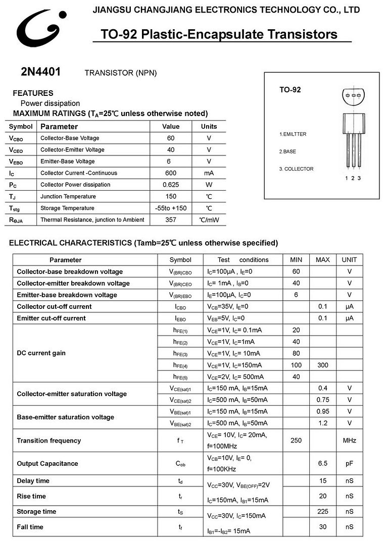 2N4401 & 2N4403 Switching Transistor ,2N 4401 4403, x50 | eBay