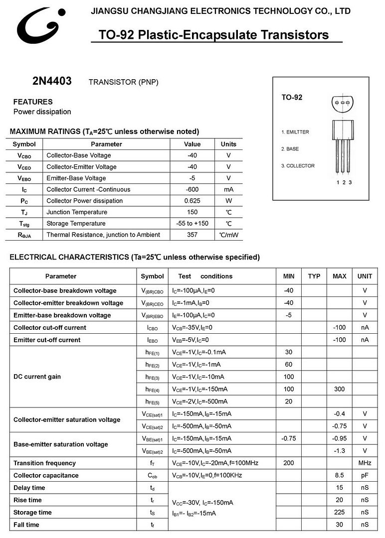 2N4401 & 2N4403 Switching Transistor ,2N 4401 4403, x50 | eBay