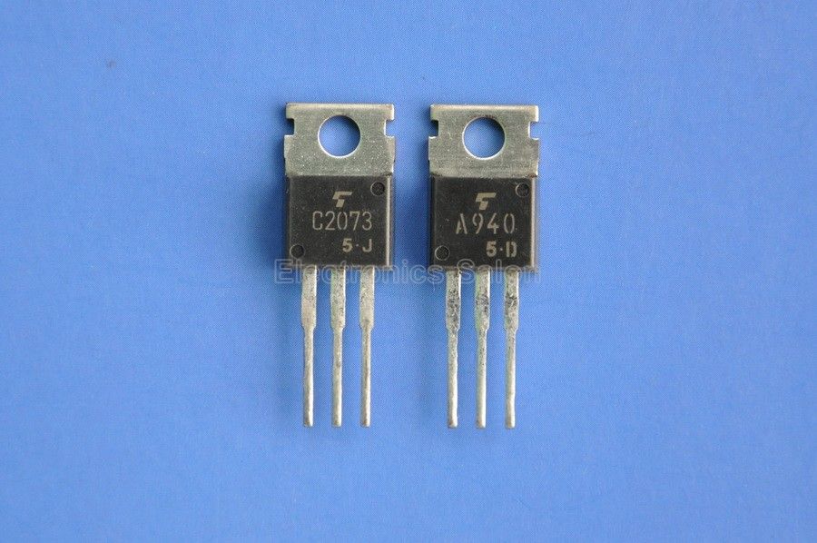 5X 2SA940 Amp 5X 2SC2073 Toshiba Audio Transistors A940 C2073 | eBay