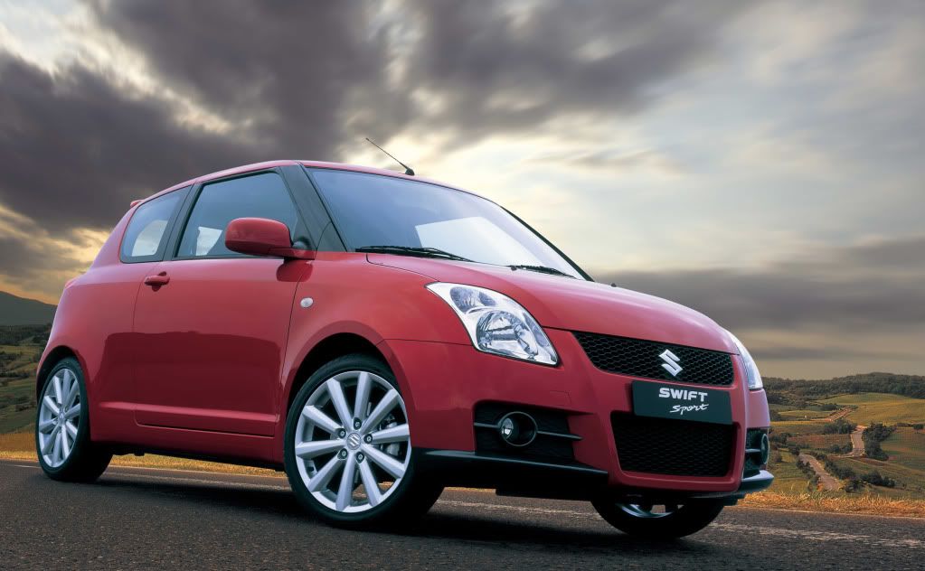 The one I was driving was a Suzuki Swift Sport TS which was apparently a