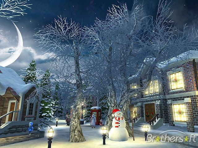 Snow Village 3D Screensaver v.1.1.0.2