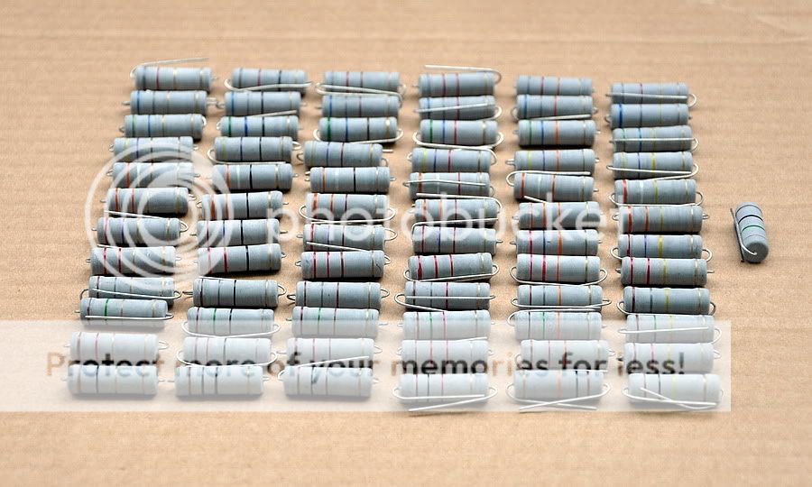 Watts Metal Oxide Film Resistors Assortment Kit, 1 1M  