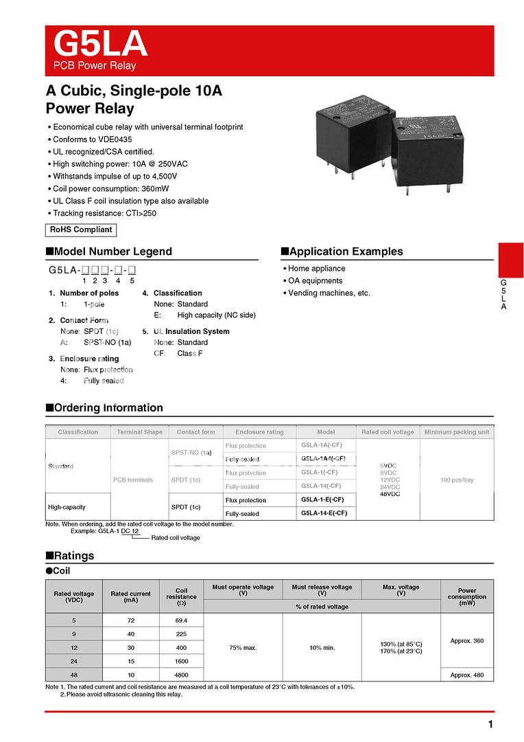 Omron g5la 14 12vdc схема