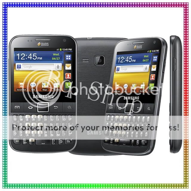 Samsung Galaxy Y Pro Duos B5512 Android 2 3 832 MHz Dual Sim Phone by FedEx